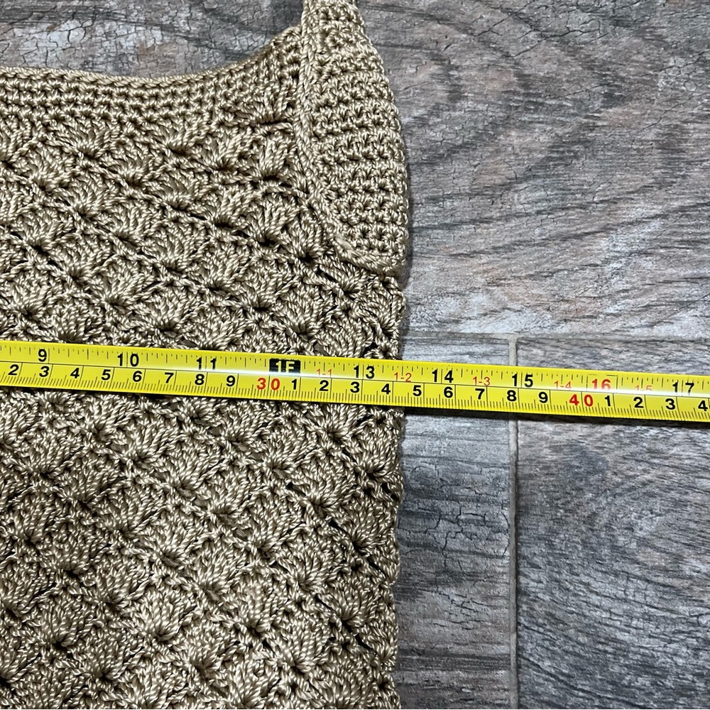 Woven Bag in Natural Tan - Picture 3 of 5